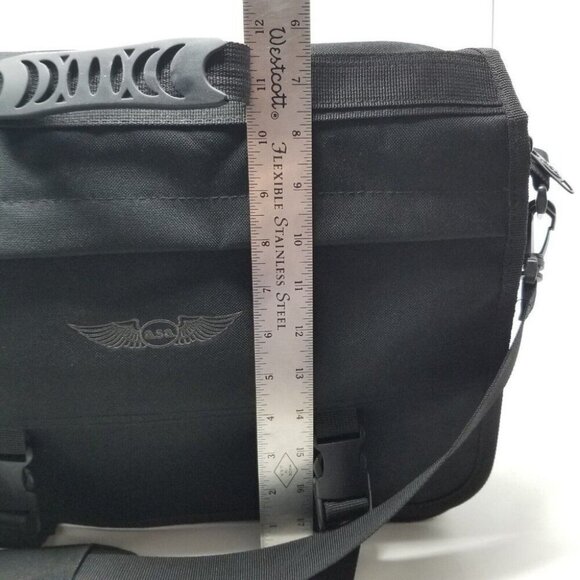 ASA Aviation Expandable Bag Briefcase Carry Case Lots of Compartments - Picture 10 of 10